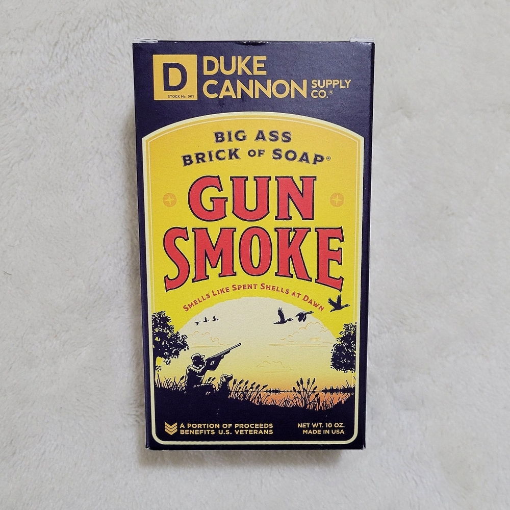 NEW Duke Cannon Supply Co "Gun Smoke" Big Brick Of Soap